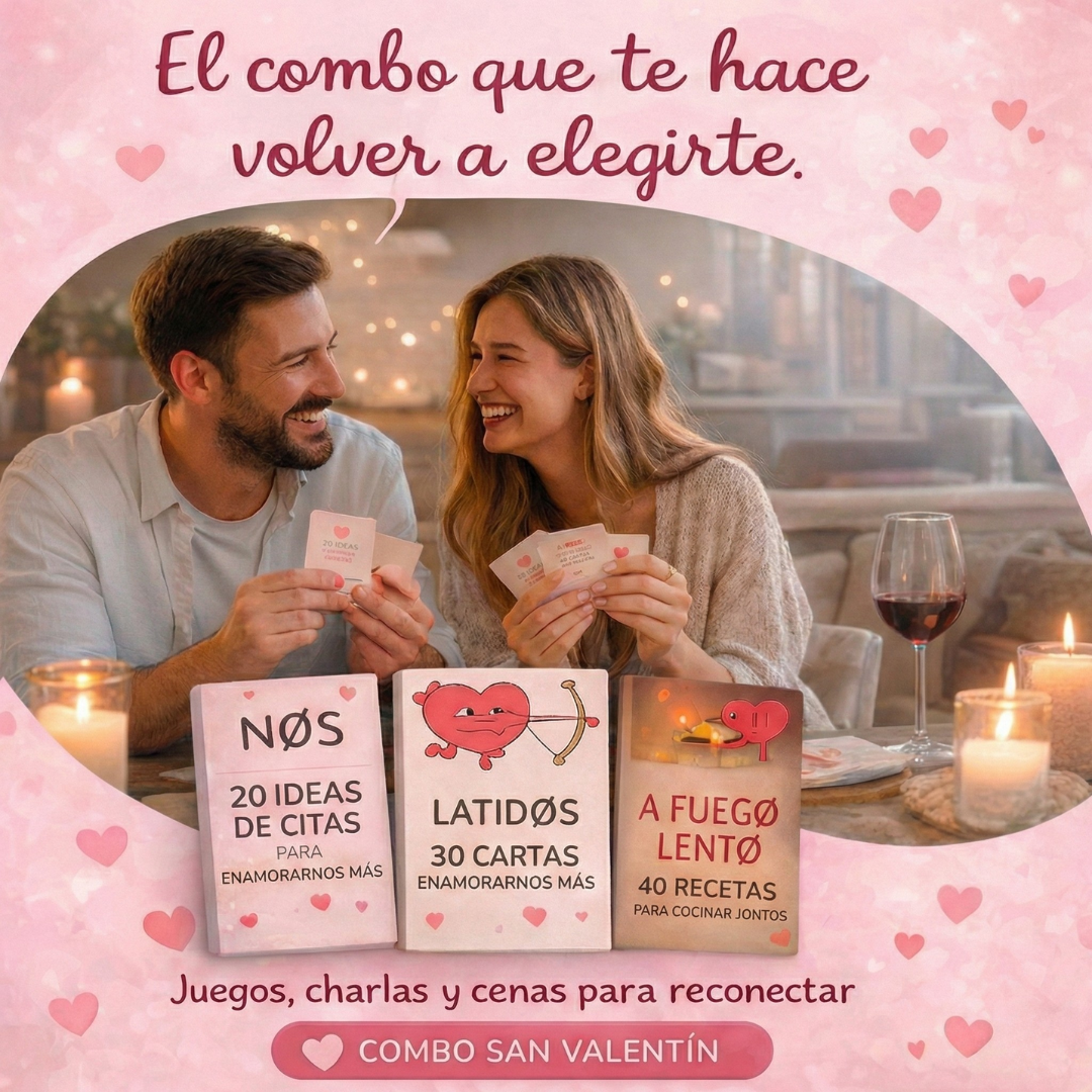 COMBO SAN VALENTIN | NØS, LATIDØS, A FUEGØ LENTØ